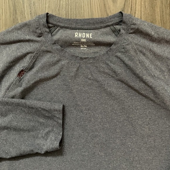 RHONE Other - Rhone Shirt Adult Crew Neck Long Sleeve Pullover Gym Athleisure Heather Blue XL